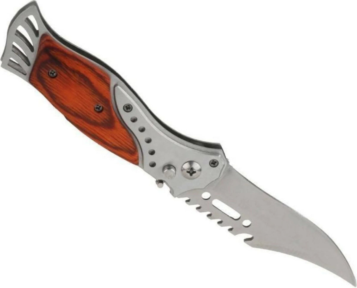 BUTTON OPENING FOLDING POCKET KNIFE SMALL - 719 - Tophatter's Army Deals KNIVES - Tophatter Daily Deals
