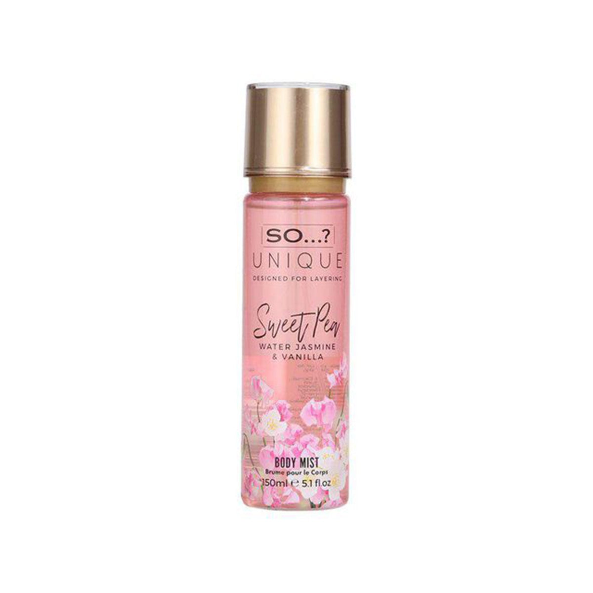 So...? Unique Sweet Pea Body Mist 150ml Spray Default Title - Tophatter Daily Deals