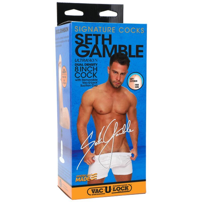 Seth Gamble Ultraskyn Cock – 8 Inch Dual Density Removable Suction Cup Dildo > Dildos > Performer Replica - Tophatter Daily Deals