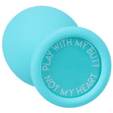 Play With My Butt Not My Heart Silicone Anal Trainer Set 3 Pc Teal > Anal Range > Butt Plug Kits - Tophatter Daily Deals