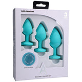 Play With My Butt Not My Heart Silicone Anal Trainer Set 3 Pc Teal > Anal Range > Butt Plug Kits - Tophatter Daily Deals