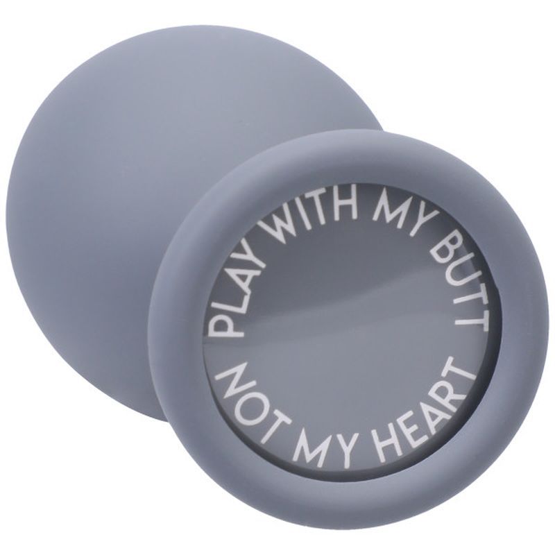 Play With My Butt Not My Heart Silicone Anal Trainer Set Grey > Anal Range > Butt Plug Kits - Tophatter Daily Deals