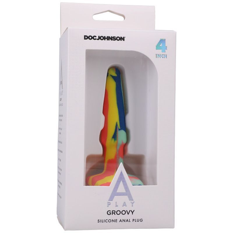 Groovy Silicone Anal Plug 4 Inch Sunrise > Anal Range > Butt Plugs - Tophatter Daily Deals