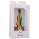 Groovy Silicone Anal Plug 5 Inch Sunrise Multi Colored > Anal Range > Butt Plugs - Tophatter Daily Deals