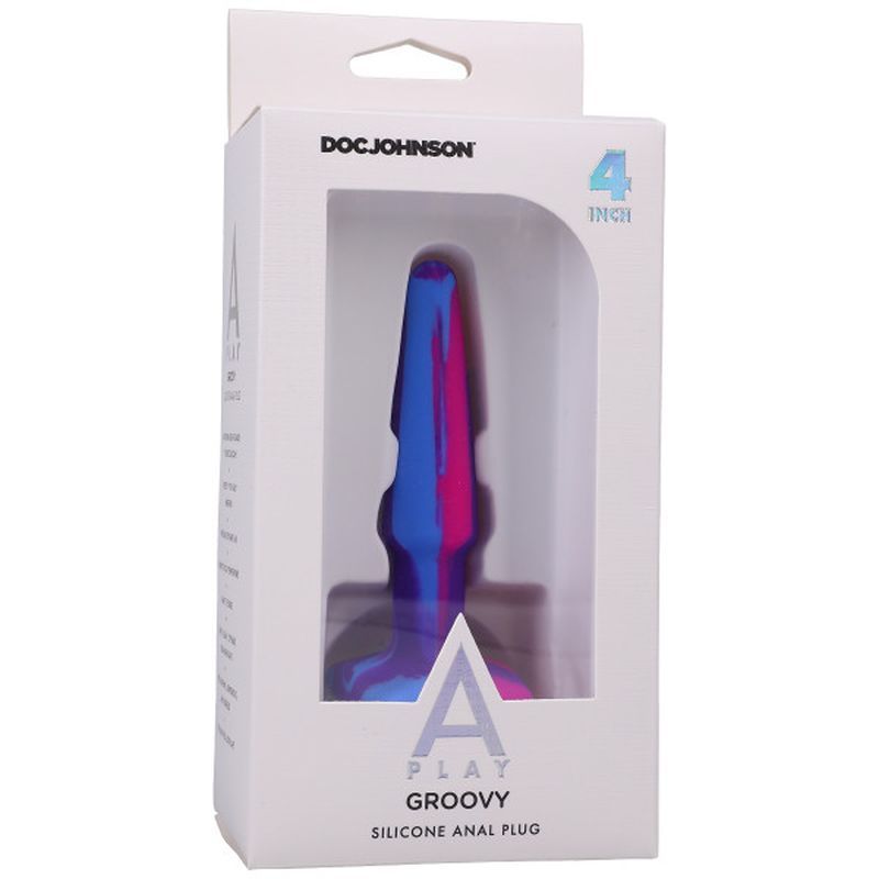 Groovy Silicone Anal Plug 4 Inch Berry > Anal Range > Butt Plugs - Tophatter Daily Deals