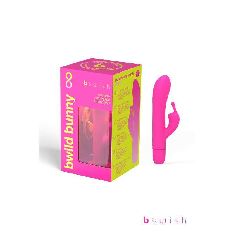 Bwild Bunny Classic Infinite Limited Edition Sunset Pink 8 Modes > Vibrators > Ladies > Rabbit - Tophatter Daily Deals