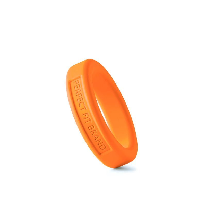 Classic Silicone Medium Stretch Penis Ring 36mm Orange > Cock Ring > Single - Tophatter Daily Deals