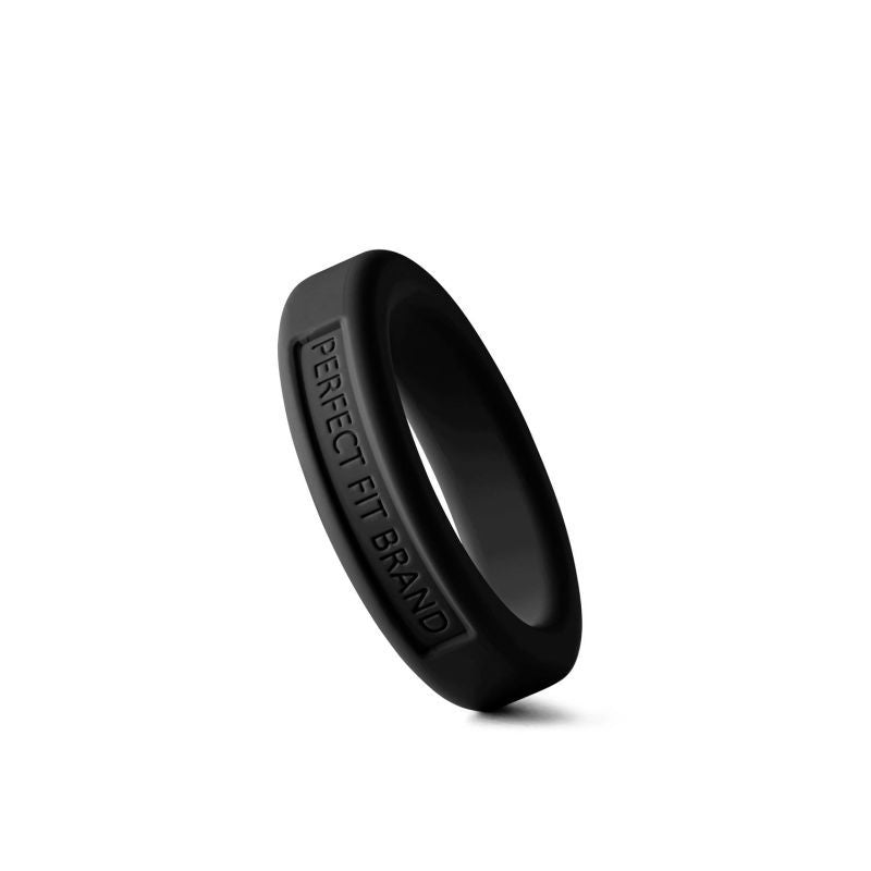 Classic Silicone Medium Stretch Penis Ring 36mm Black > Cock Ring > Single - Tophatter Daily Deals