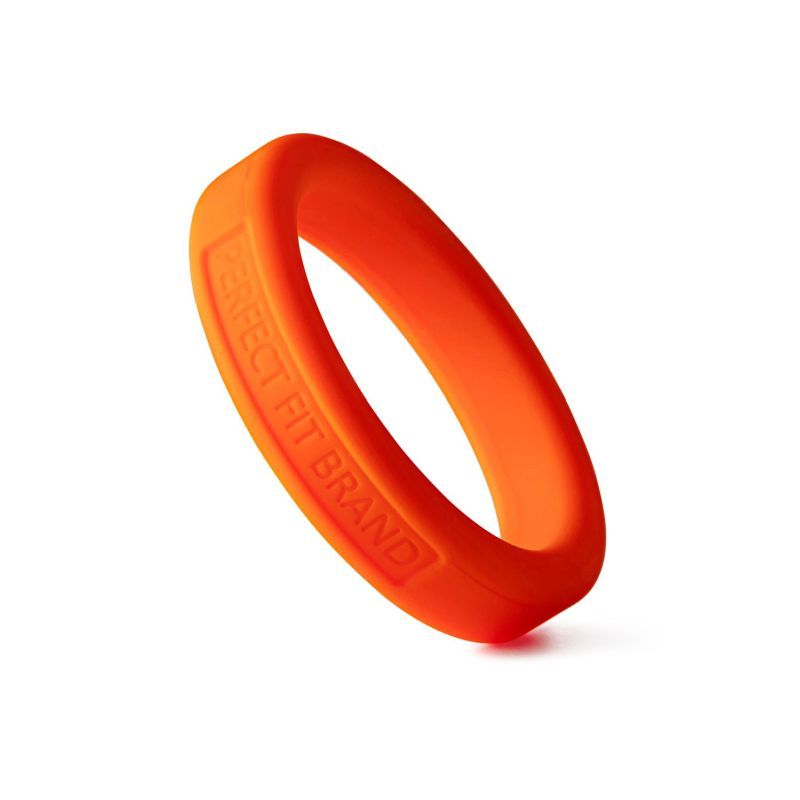 Classic Silicone Medium Stretch Penis Ring 44mm Orange > Cock Ring > Single - Tophatter Daily Deals