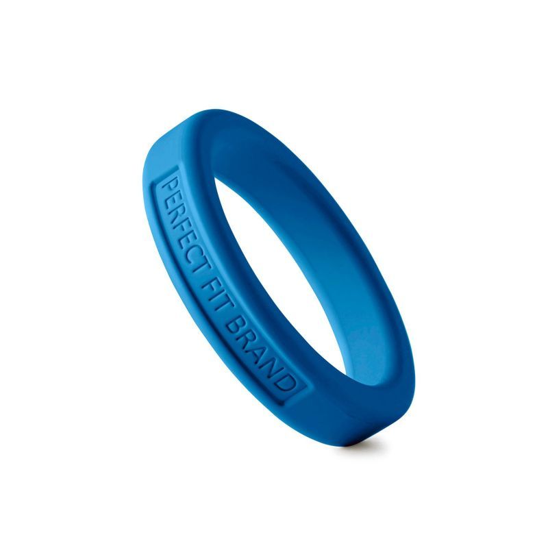 Classic Silicone Medium Stretch Penis Ring 44mm Blue > Cock Ring > Single - Tophatter Daily Deals