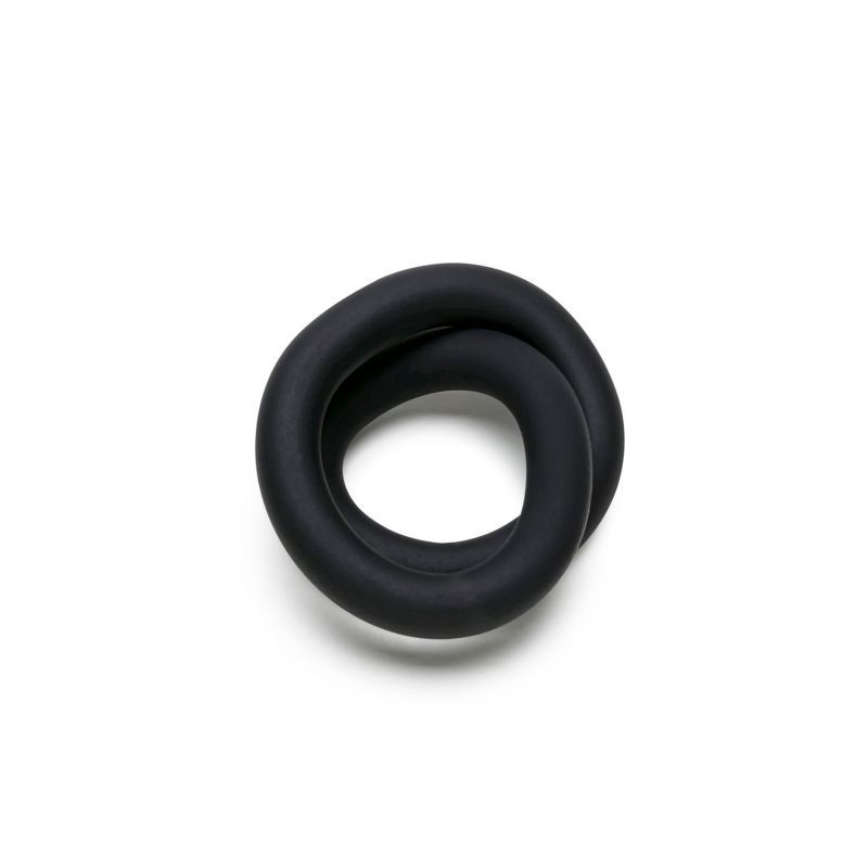 Silicone Hefty Wrap Ring 229mm Black > Cock Ring > Single - Tophatter Daily Deals