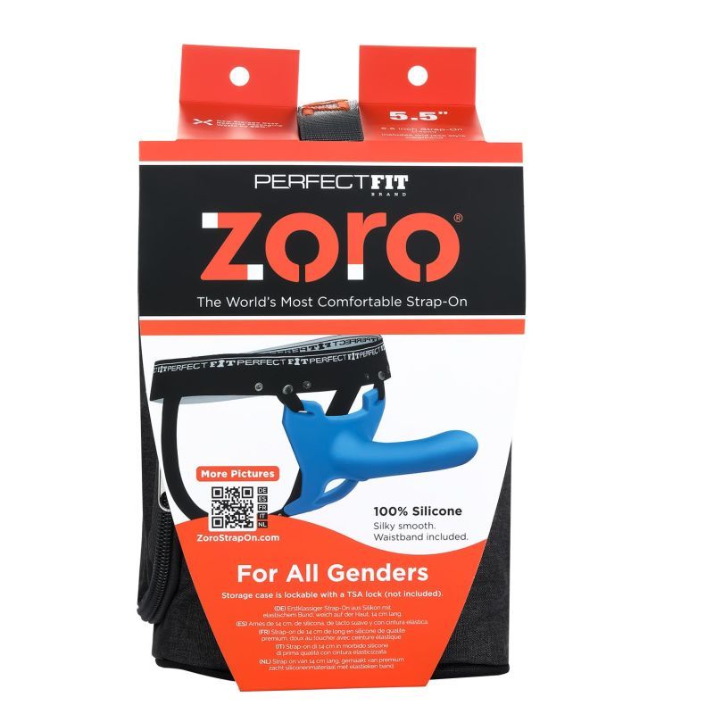 Zoro Strap-On 5.5 Inch Blue > Dildos > Strap On Harnesses - Tophatter Daily Deals