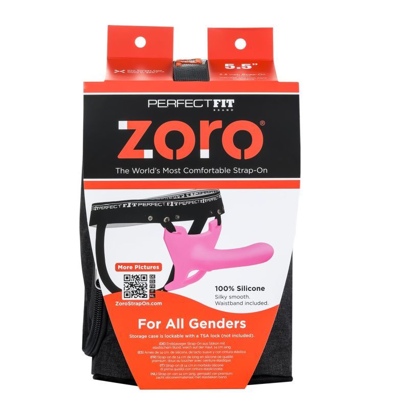 Zoro Strap-On 5.5 Inch Pink > Dildos > Strap On Harnesses - Tophatter Daily Deals