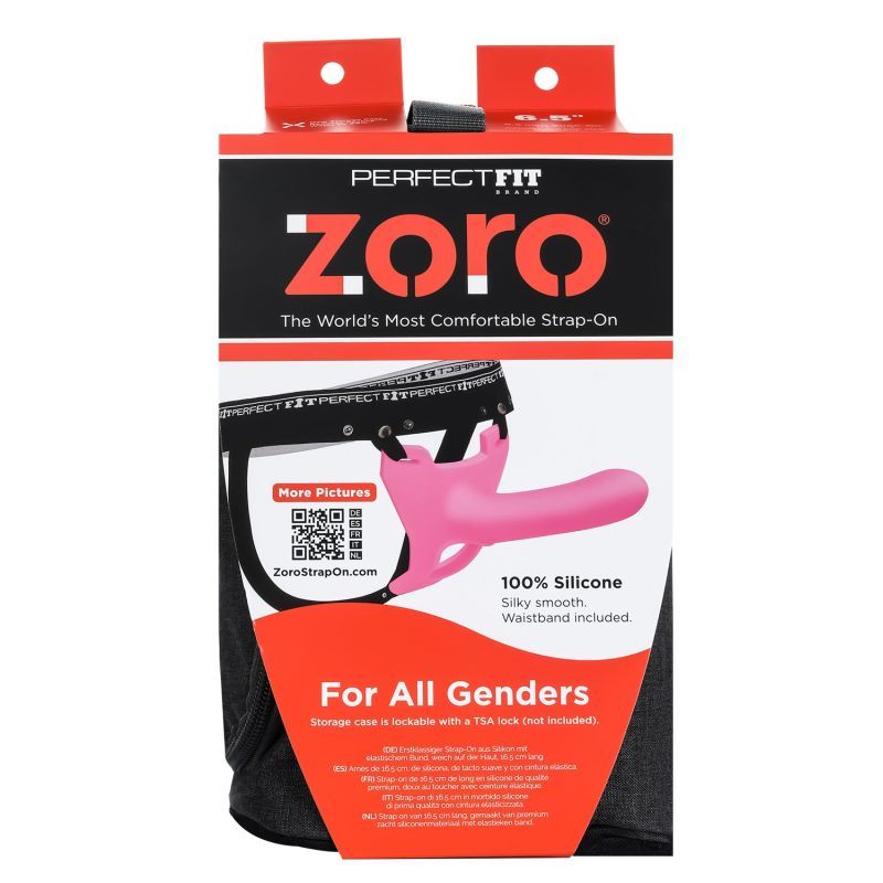 Zoro Strap-On 6.5 Inch Pink > Dildos > Strap On Harnesses - Tophatter Daily Deals