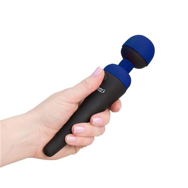 PalmPower Massage Wand Blue - Powerful Vibrator > Sex Toys > Massage Wands - Tophatter Daily Deals