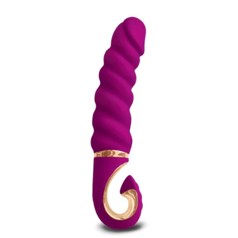 Gjack Mini Sweet Raspberry – Classic Ribbed Bioskin Vibrator > Vibrators > G-Spot - Tophatter Daily Deals