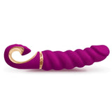 Gjack Mini Sweet Raspberry – Classic Ribbed Bioskin Vibrator > Vibrators > G-Spot - Tophatter Daily Deals