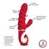 Gcandy MINI Chili Coral 19 x 3.5 cm Waterproof Vibrator > Vibrators > Ladies > Rabbit - Tophatter Daily Deals