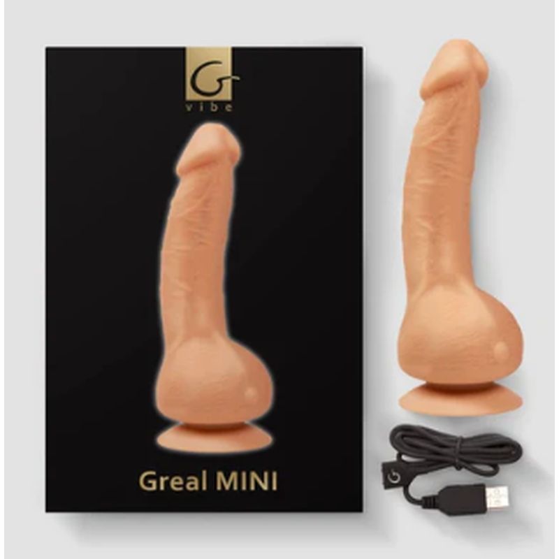 Greal MINI Flesh w Suction Cup 7 x 1.18 Inch Vibrator > Dildos > Realistic Dildos - Tophatter Daily Deals