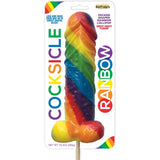 Rainbow Cocksicle – Multi-Fruit Flavored Pecker Shaped Lollipop > Novelties > Candy & Edible Items - Tophatter Daily Deals
