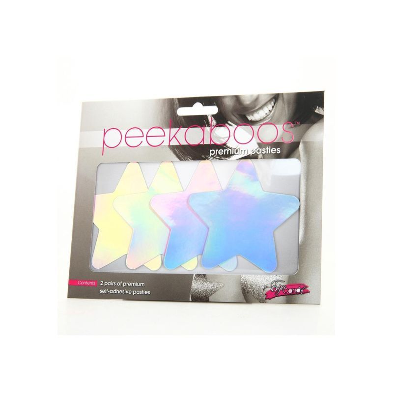 Iridescent Stars Pasties > Clothes > Pasties - Tophatter Daily Deals