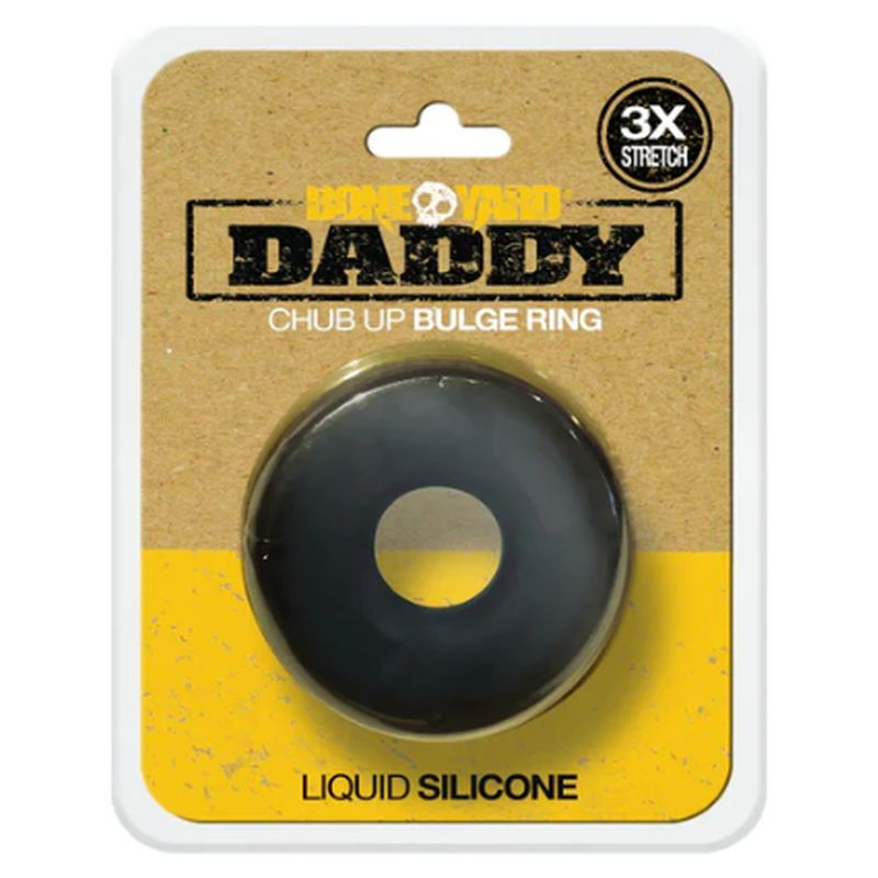 Daddy Silicone Ring Black with 3.0cm Inner Diameter > Cock Ring > Single - Tophatter Daily Deals