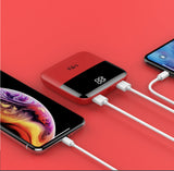 Android Large Capacity Mini Portable Power Bank Red 10000mA 0 - Tophatter Daily Deals