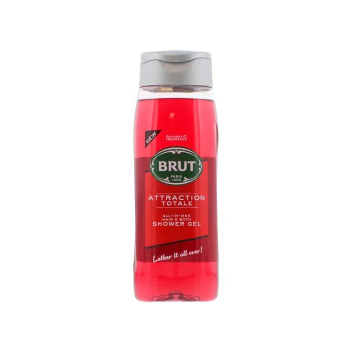Brut Attraction Totale Hair and Body Shower Gel 500ml Bottle Default Title - Tophatter Daily Deals