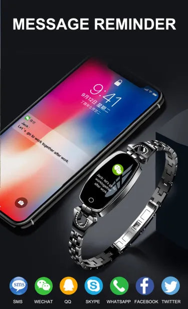 Smart Fitness Bracelet Waterproof Jewelry Fall 2025 HR BP - Tophatter Daily Deals
