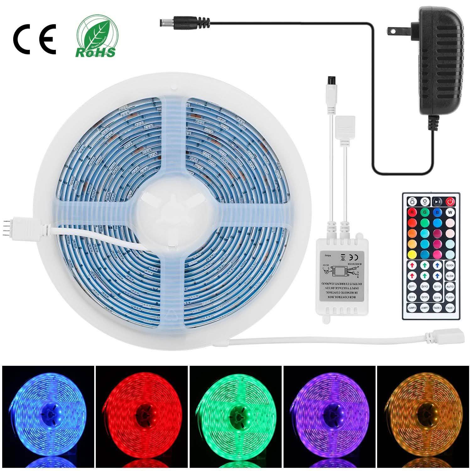 16.4FT 150 LEDs RGB Color Changing Lamp Indoor Lighting - Tophatter Daily Deals