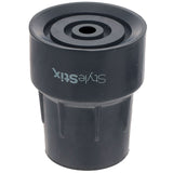Glow Style Stix Cane Tip 25mm: or Black Walking Cane Tips - Tophatter Daily Deals