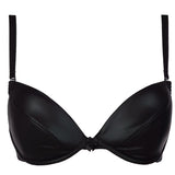 Stretch Wetlook Push-Up Bra in Black > Clothes > Bras - Tophatter Daily Deals