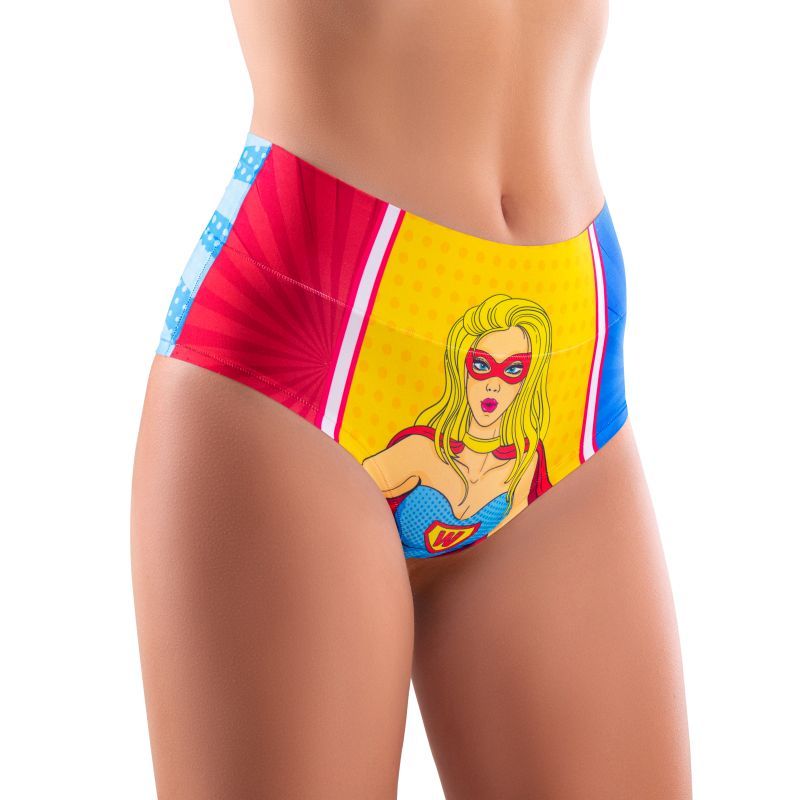 Comics Wonder Girl Hi-Briefs in Sizes S to XL > Clothes > Panties - Tophatter Daily Deals