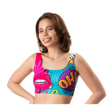 Comics Oh Crop Top in Size S M L XL > Clothes > Panties - Tophatter Daily Deals