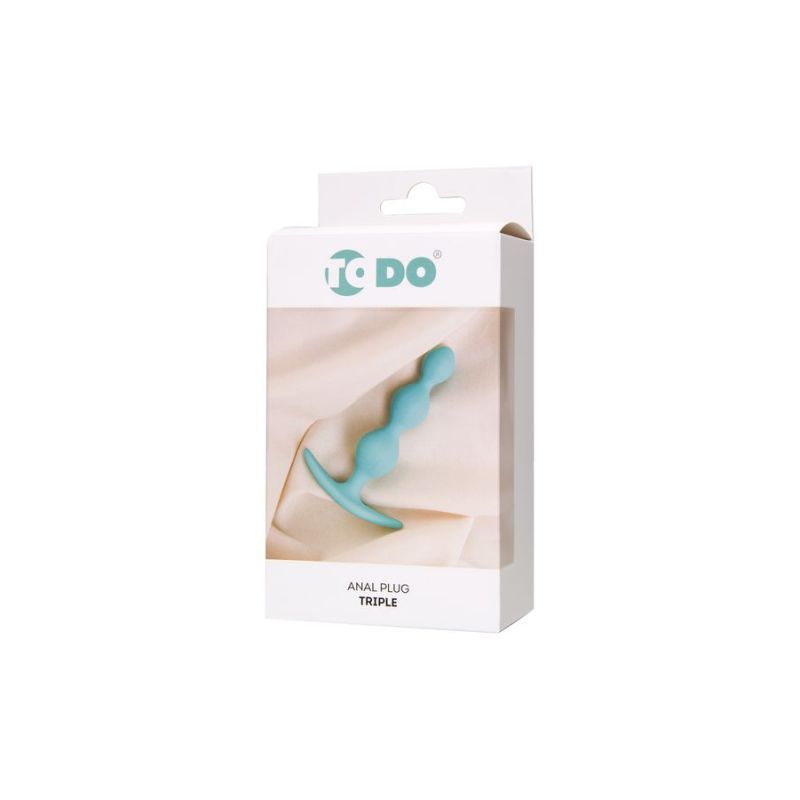 ToDo Triple Anal Plug (Teal) – Silicone Anal Plug 10.5 cm > Anal Range > Butt Plugs - Tophatter Daily Deals