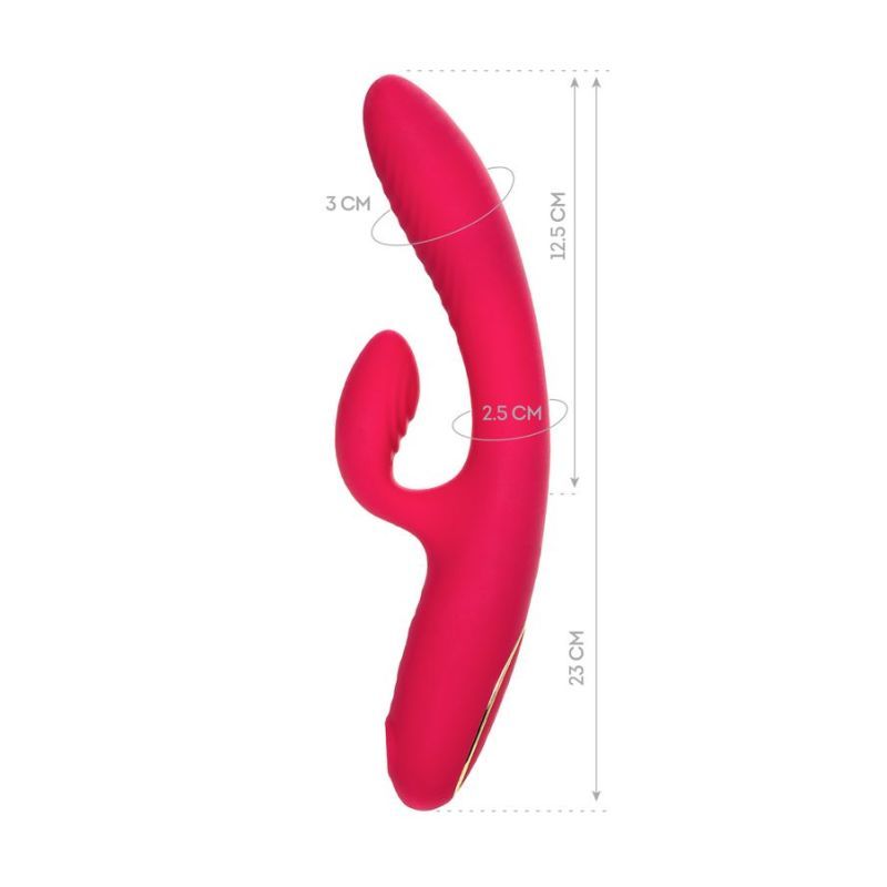 JOS Enila Dual Ended Vibrator with Clitoral and G-Spot Stimulator > Sex Toys For Ladies > G-Spot Vibrators - Tophatter Daily Deals