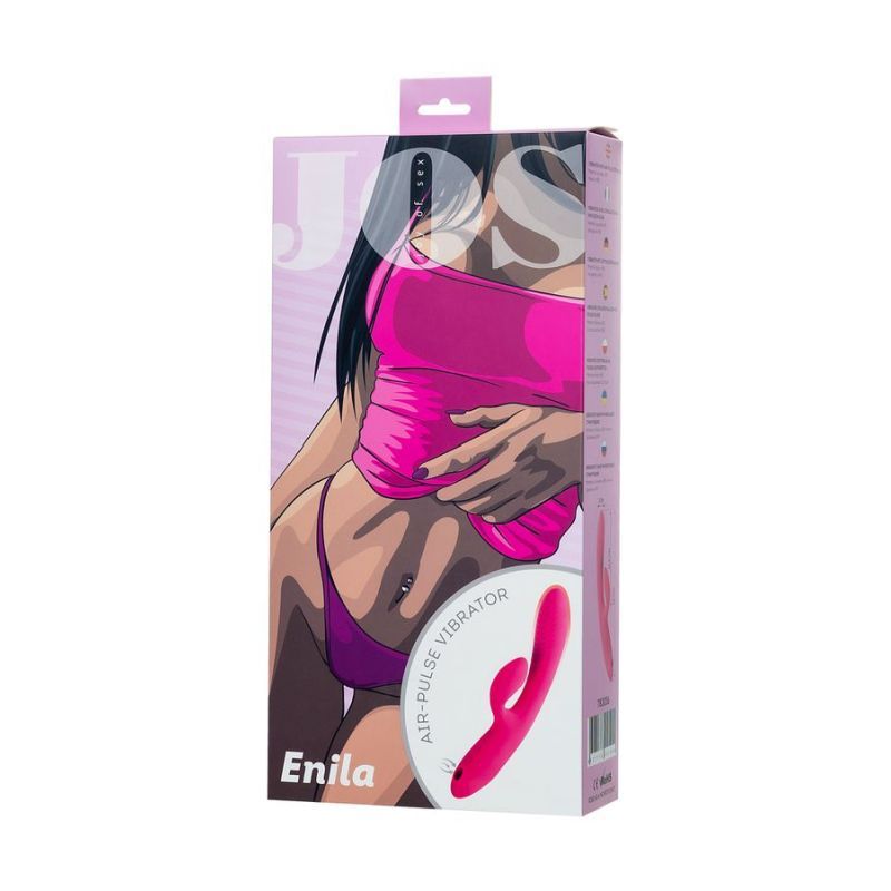 JOS Enila Dual Ended Vibrator with Clitoral and G-Spot Stimulator > Sex Toys For Ladies > G-Spot Vibrators - Tophatter Daily Deals