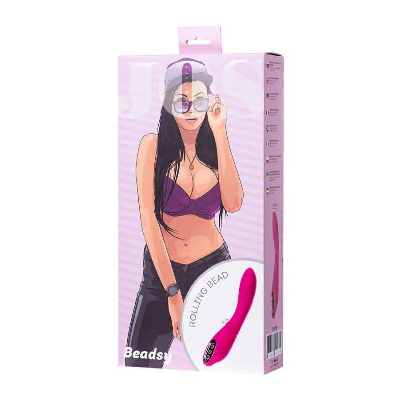 JOS Beadsy Rolling Bead Vibrator Hot Pink 10 Modes > Sex Toys For Ladies > G-Spot Vibrators - Tophatter Daily Deals