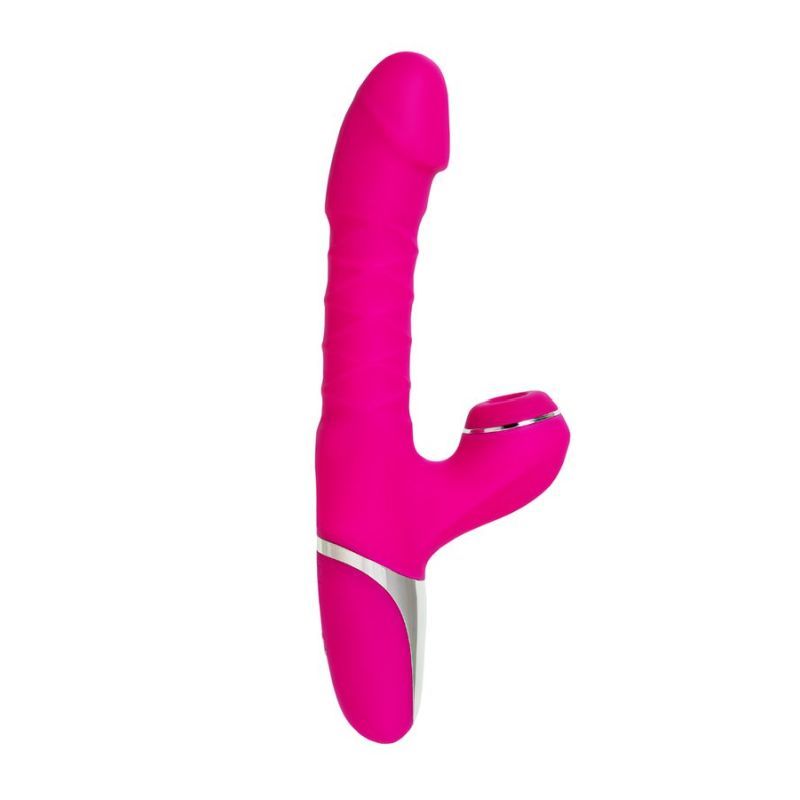 JOS To-Frolly Thrusting and Sucking Vibrator 2cm Stretch > Vibrators > Ladies > Rabbit Multi - Tophatter Daily Deals