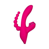 JOS Tripling Triple Stimulator – Waterproof Silicone Vibrator with Anal Beads and USB Rechargeable > Vibrators > Ladies > Rabbit Multi - Tophatter Daily Deals