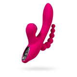 JOS Tripling Triple Stimulator – Waterproof Silicone Vibrator with Anal Beads and USB Rechargeable > Vibrators > Ladies > Rabbit Multi - Tophatter Daily Deals