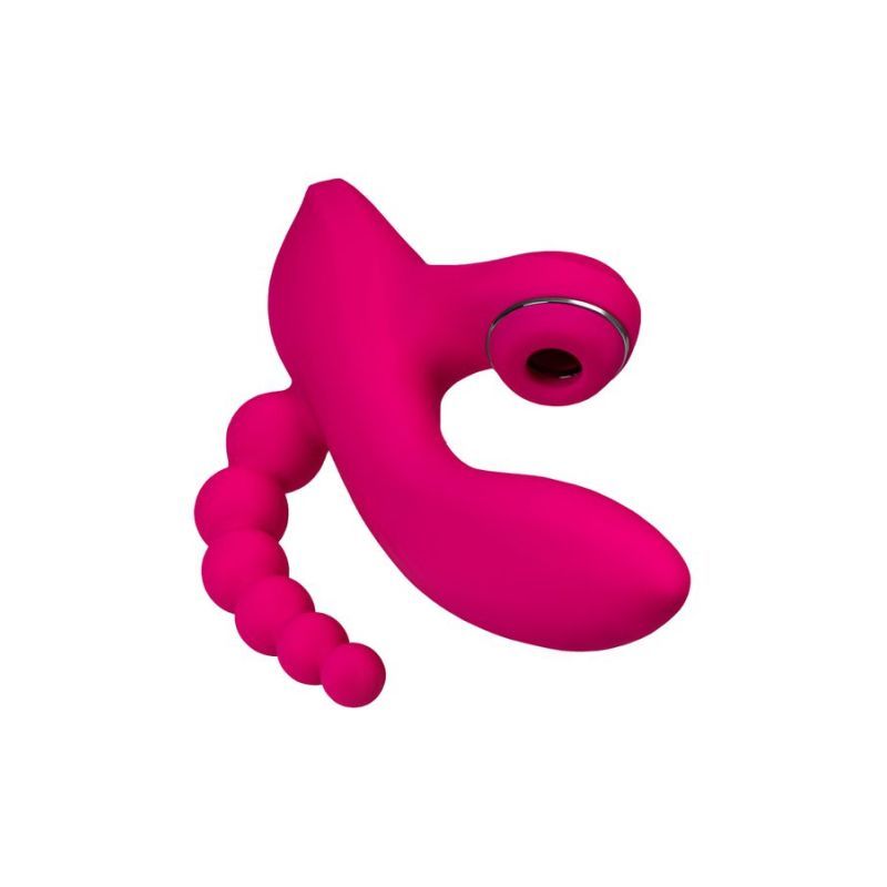 JOS Tripling Triple Stimulator – Waterproof Silicone Vibrator with Anal Beads and USB Rechargeable > Vibrators > Ladies > Rabbit Multi - Tophatter Daily Deals