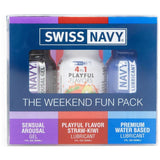 Swiss Navy Weekend Fun Pack - 3 Vibrant Flavors 2 Oz > Lube > Water Based - Tophatter Daily Deals