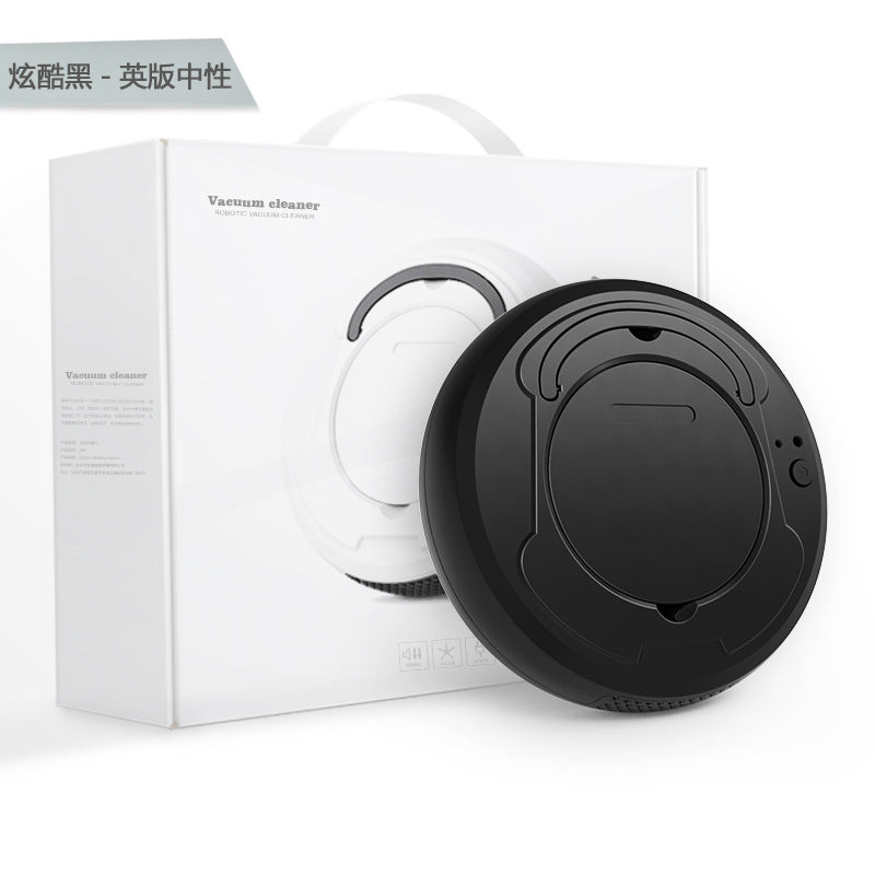 Aobao sweeping machine, automatic vacuum cleaner, lazy sweeper, small appliances, creative gifts, home appliance manufacturers, wholesale Black 7 - Tophatter Daily Deals