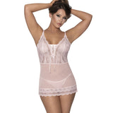 Lace Chemise and G-String Blush Size S/M to Queen > Clothes > Dresses and Chemises - Tophatter Daily Deals