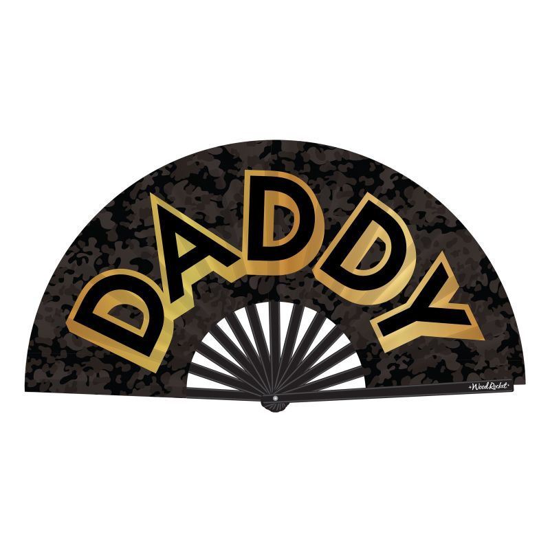 Daddy Folding Fan Adult Accessory > Clothes > Accessories - Tophatter Daily Deals