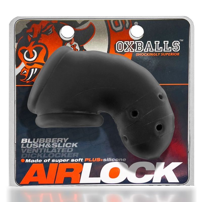 Airlock Air-Lite Vented Chastity Black Ice - Comfort and Style > Bondage Gear > Male Chastity - Tophatter Daily Deals