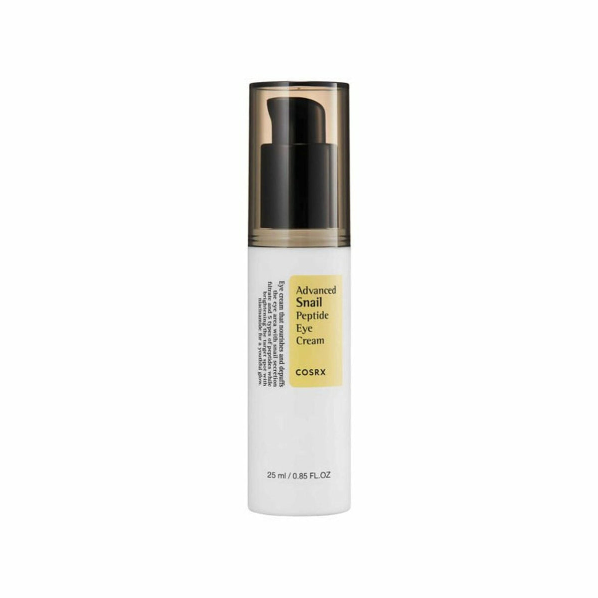 Cosrx Advanced Snail Peptide Eye Cream 25ml Pump Dispenser Default Title - Tophatter Daily Deals