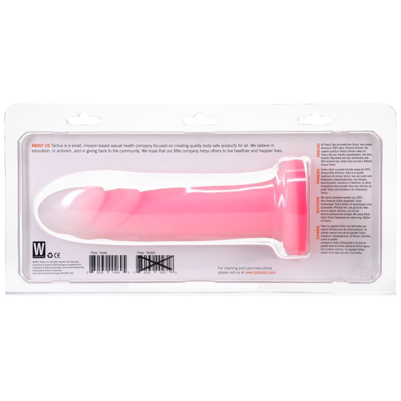 Tantus Flurry Dual Density Rose Quartz – 7 Inch G-Spot Dildo > Dildos > Strap On Dildos - Tophatter Daily Deals