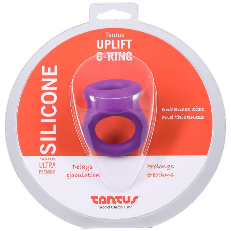 Uplift Silicone Cock Ring in Lilac for Enhanced Support and Comfort > Cock Ring > Sling - Tophatter Daily Deals